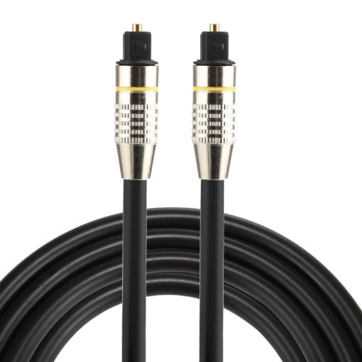 1.5m Nickel Plated Toslink Male to Male Digital Optical Audio Cable - 1