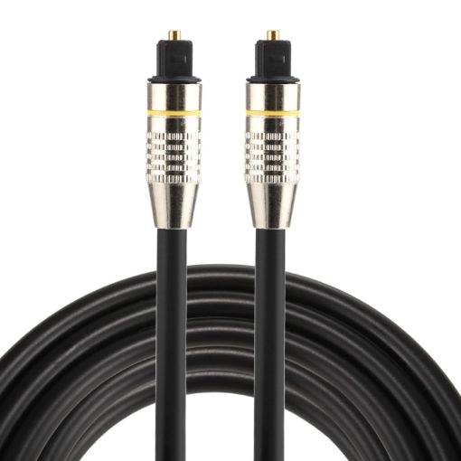 2m Nickel Plated Toslink Male to Male Digital Optical Audio Cable OD6.0mm - 1