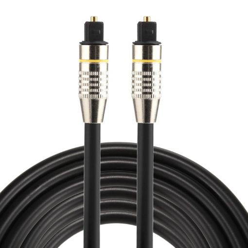 3m OD6.0mm Nickel Plated Toslink Male to Male Optical Audio Cable - 1