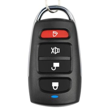 433MHz Wireless Garage Door Remote Control, Metal, Four-Button Copy Code - 1