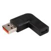 USB-C Female to Yoga 3 Male 90 Power Adapter for Lenovo - 1