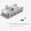 ORICO MH4PU 4-Port USB 3.0 Clip-type HUB, Aluminum, 1m Cable, Black - 5