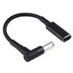 Elbow to USB-C Adapter Cable, 6.0 x 1.4mm, Nylon Braid, Type-C - 1