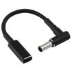 Elbow to USB-C Adapter Cable, 6.0 x 1.4mm, Nylon Braid, Type-C - 3