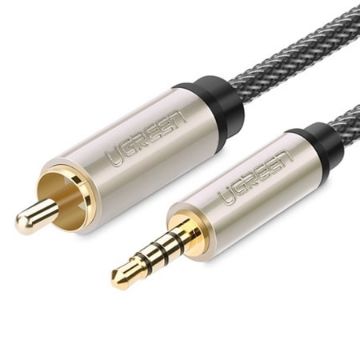 UGREEN 2m 3.5mm to RCA Audio Cable for Xiaomi Mi 1/2 TV (Black) - 1
