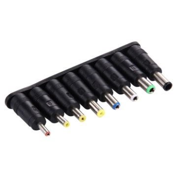 8-in-1 Power Adapter Set: 5.5x2.1mm Female to Multiple Male for Laptops - 1