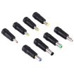 8-in-1 Power Adapter Set: 5.5x2.1mm Female to Multiple Male for Laptops - 5