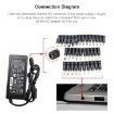 8-in-1 Power Adapter Set: 5.5x2.1mm Female to Multiple Male for Laptops - 6