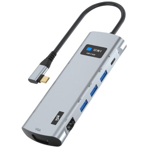 Z261 12-in-1 USB-C/Type-C to USB MST Docking Station HUB Adapter - 1