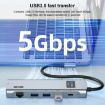 Z261 12-in-1 USB-C/Type-C to USB MST Docking Station HUB Adapter - 9
