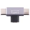 USB-C Female to USB-C Male Converter Adapter Dual Male Connectors - 3