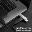 USB-C Female to USB-C Male Converter Adapter Dual Male Connectors - 7