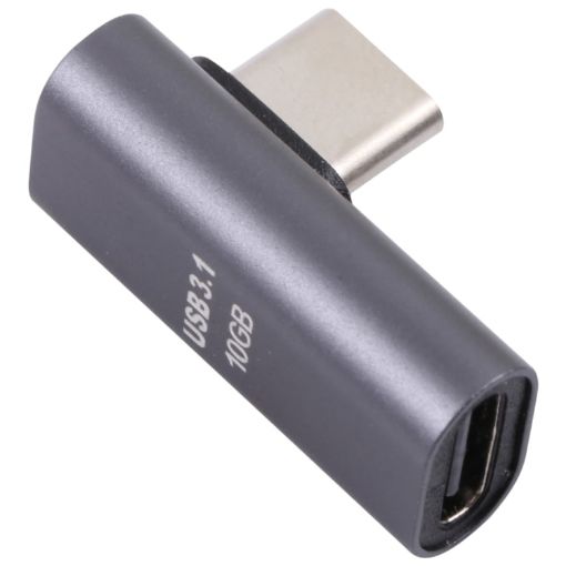 USB 3.1 Type-C Male to Female Elbow Adapter - 1