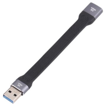 10Gbps USB Male to Female Flat Sync Data Fast Charging Cable - 1