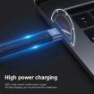 10Gbps USB Male to Female Flat Sync Data Fast Charging Cable - 4