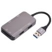 6 in 1 USB Adapter: USB 3.0, 3 USB 2.0, MS/TF Card Slot - NK-3049HD - 1