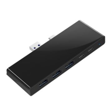 Rocketek SH867 USB 3.0 x3 & Type-C x2 HUB Adapter for Fast Connectivity - 1