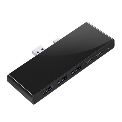 Rocketek SH867 USB 3.0 x3 & Type-C x2 HUB Adapter for Fast Connectivity - 1