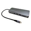 Rocketek HC451 14-in-1 Type-C Hub: 60W PD, 4K HDMI, DP, 100M RJ45 Adapter - 1