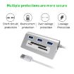 Rocketek HC423 USB3.0 Hub Adapter with SD/TF/CF Card Reader - 4