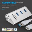 Rocketek HUB-3PC2 USB 3.0 Splitter HUB Adapter - High Speed, White - 6