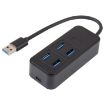 BYL-1901U 5 in 1 USB Hub Adapter: USB3.0x4 + USB-C/Type-C Ports - 1