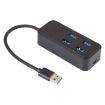 BYL-1901U 5 in 1 USB Hub Adapter: USB3.0x4 + USB-C/Type-C Ports - 2
