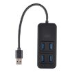 BYL-1901U 5 in 1 USB Hub Adapter: USB3.0x4 + USB-C/Type-C Ports - 3