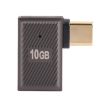 USB-C Male to USB Female 10 Gbps 90 Adapter (Gun Metal) - 4