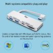 Rocketek HC413 Type-C USB3.0 Dual Port SD/TF Card Reader HUB Adapter - 4