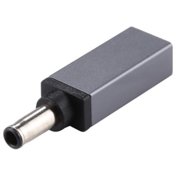 PD 18.5V-20V 5.5x1.0mm Male Adapter Connector - Silver Grey - 1