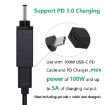 PD 18.5V-20V 3.0x1.0mm Male Adapter Connector - Black - 4