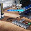 ORICO PW11-8PC 8-in-1 Type-C/USB-C Docking Station 5Gbps Dark Gray - 2