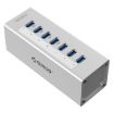 ORICO A3H7 Aluminum 7-Port USB 3.0 HUB with Power Supply (Silver) - 2