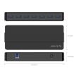 ORICO H7928-U3 7-Port USB 3.0 HUB with 1m Cable - Black ABS Material - 3