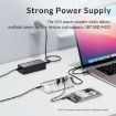 ORICO M3CU2 4-Port Type-C & USB 3.2 Gen2 10Gbps HUB - Silver Aluminum - 7