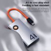 ROCK TR25 4 in 1 USB-C to USB 3.0x4 Portable HUB Docking Station - 3