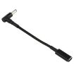 100W USB-C Adapter Cable 18.5-20V 6.0x0.6mm Nylon Braid Elbow - 4