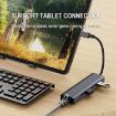 BYL-2302 5-in-1 USB-C Docking Station HUB with 1000M Network Port - 6