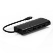 8-in-1 USB-C Hub: USB 3.0, SD/TF, HDMI, RJ45, PD Dock Station (Black) - 2