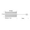 8 In 1 USB-C Hub: USB 3.0, SD/TF, HDMI, RJ45, Type-C PD - Silver - 2