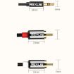 REXLIS 3m 3.5mm to Dual RCA Gold-Plated Audio Cable for Speakers - 6