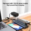 11 in 1 USB 3.0 HUB Splitter with Switch & 12V 4A Power Supply - 4