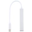 T-818 USB-C Hub Adapter: 4 x USB 3.0 Ports, Silver - 4