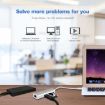 Aluminum 3-Port USB3.0 HUB + USB-C Gigabit Ethernet Adapter - 5