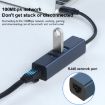 RDS 6307-3 USB-C to USB3.0 + Dual USB2.0 + RJ45 4-in-1 HUB Adapter - 4