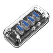 ORICO F4U 4-Port USB 3.0 HUB 5Gbps Fast Transmission with LED Light - 2
