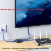KC-E102 1000M LAN RJ45 Splitter Adapter - 1 to 2 Ethernet Connector - 5