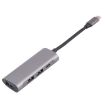 T-811 4 in 1 USB-C Hub: 3 USB 3.0 + USB-C Ports Docking Station - 4