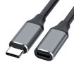USB-C Male to Female Adapter Cable, 25cm Length, Type-C Connector - 1